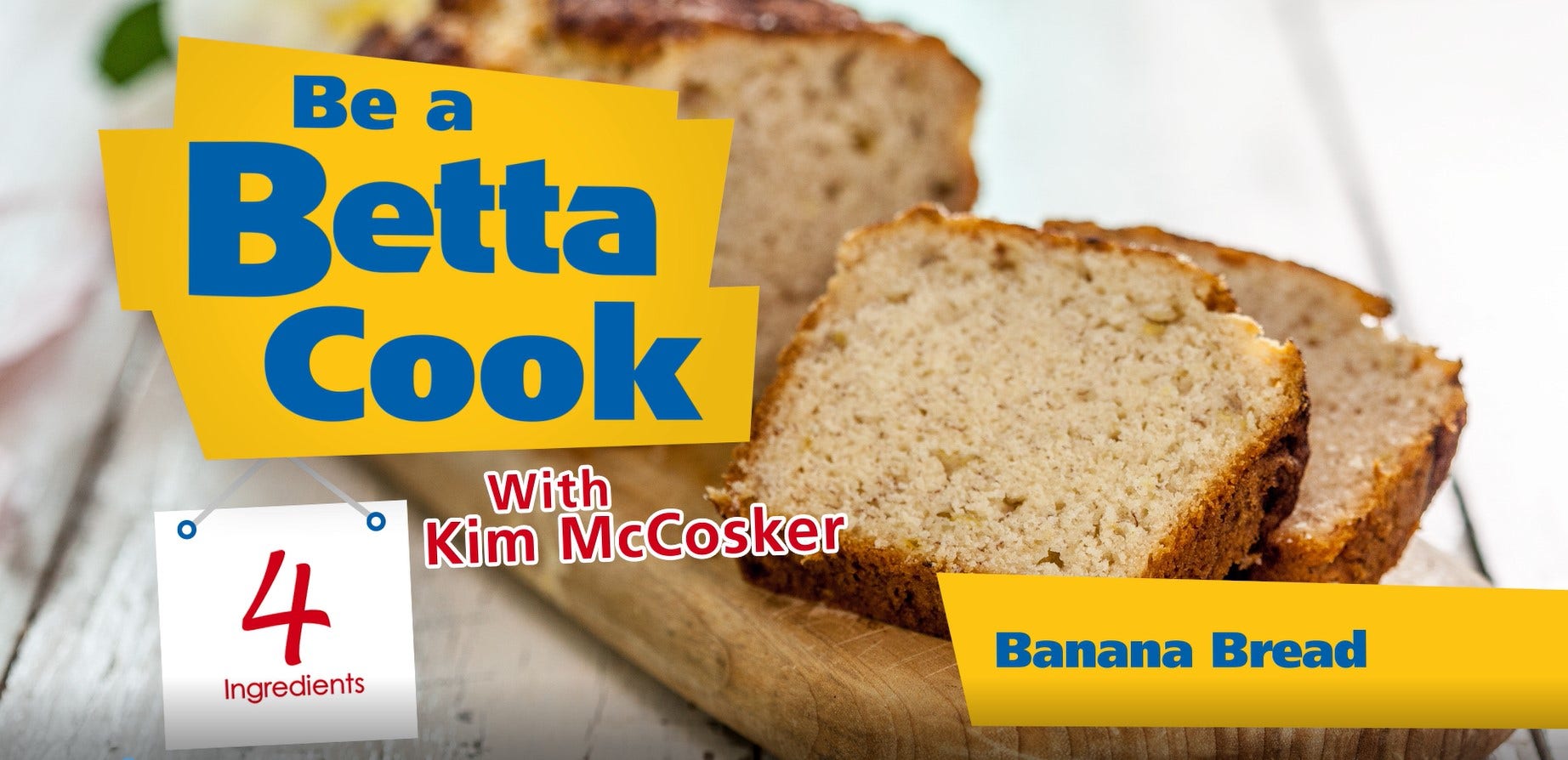 4 Ingredients Banana Bread