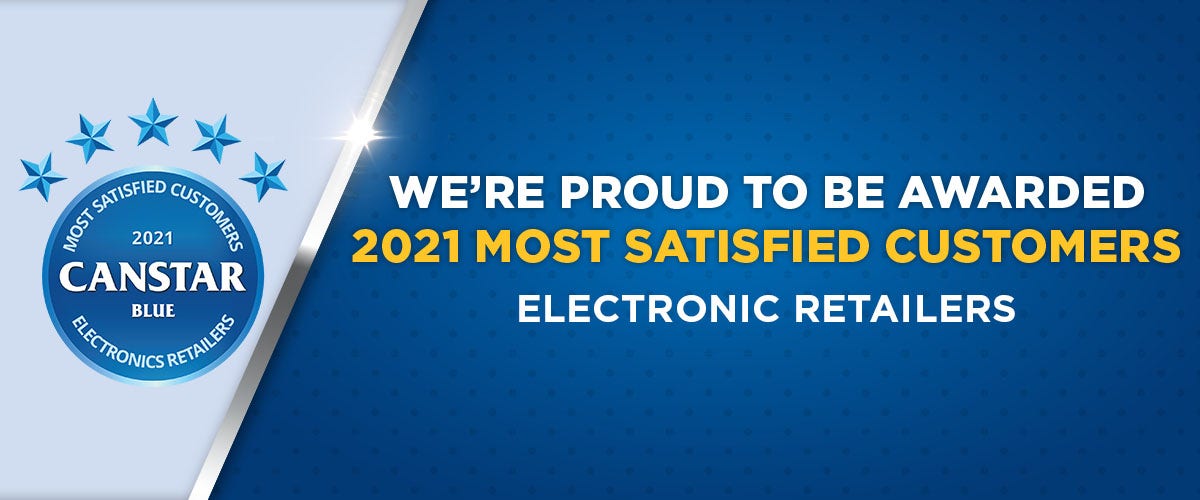 Betta awarded Canstar Blue’s Most Satisfied Customers for Electronics Retailers
