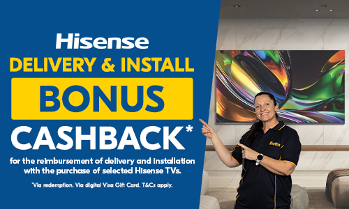 Hisense TV Delivery & Installation Cashback