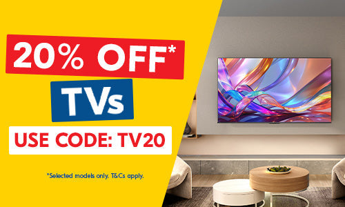Get 20% Off Selected TVs – Use Promo Code TV20