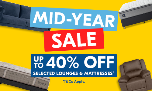 Up to 40% off Selected Lounges & Mattresses