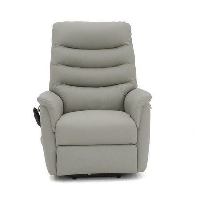 Avante Stirling Lift & Recline Petite Leather Arm Chair - Beach