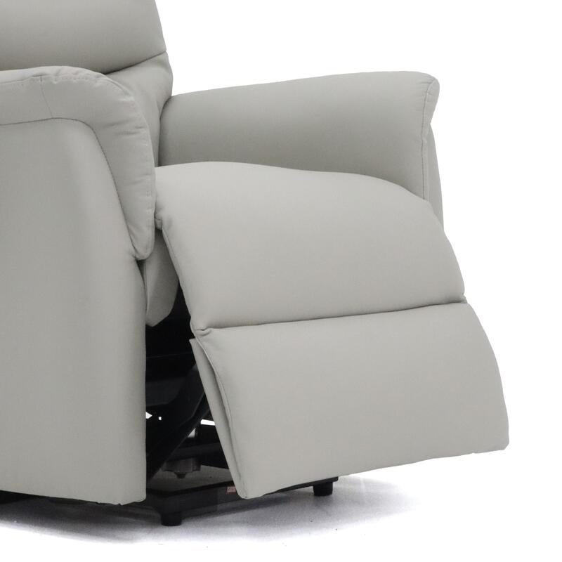 Avante Stirling Lift & Recline Petite Leather Arm Chair - Beach