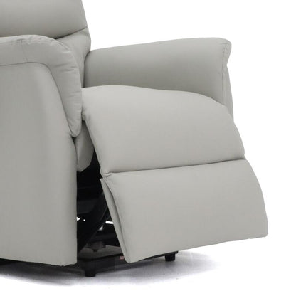 Avante Stirling Lift & Recline Petite Leather Arm Chair - Beach