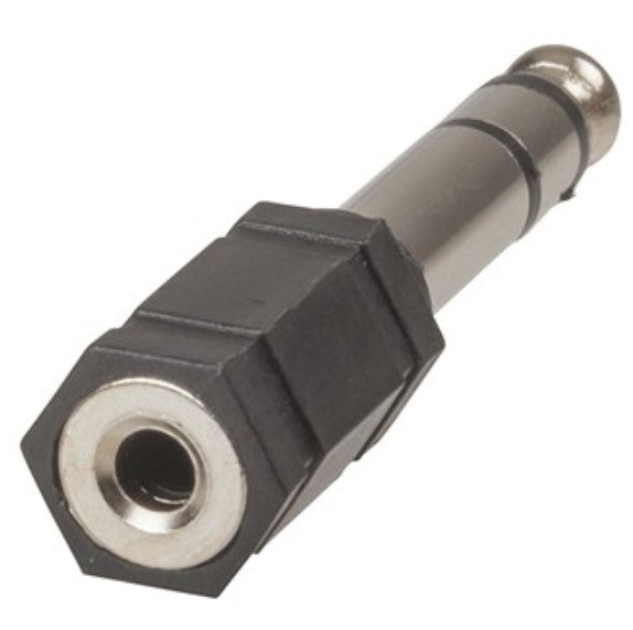 TECHBRANDS 6.5MM STEREO PLUG TO 3.5MM STEREO SOCKET ADAPTOR