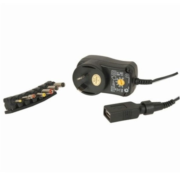 Techbrands Power Supply 7DC Plugs and USB Outlet