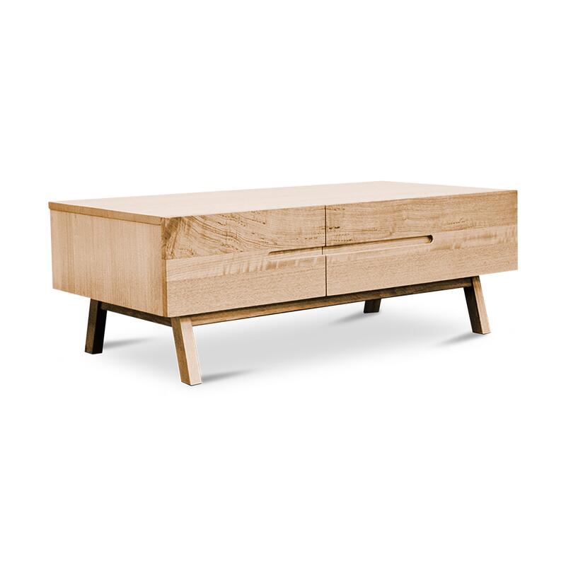 Evolve 120cm Tasmanian Oak Coffee Table - Clear Lacquer