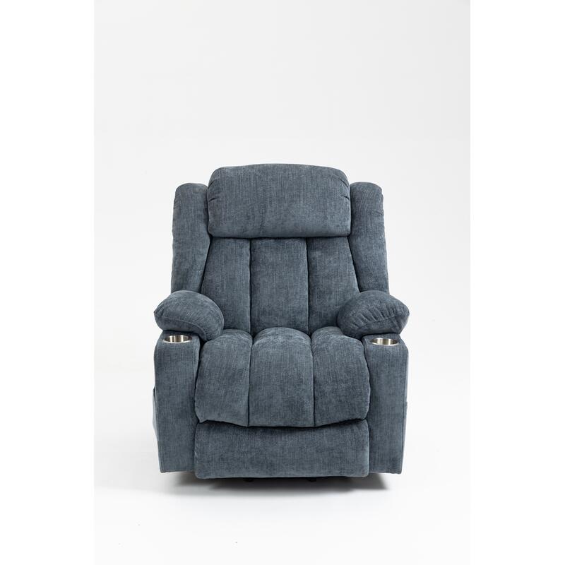 Avante Chelsea Lift & Recliner Arm Chair in Cobalt Fabric - Standard Sized