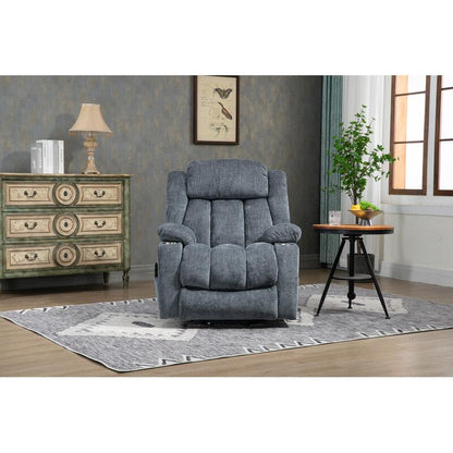 Avante Chelsea Lift & Recliner Arm Chair in Cobalt Fabric - Standard Sized
