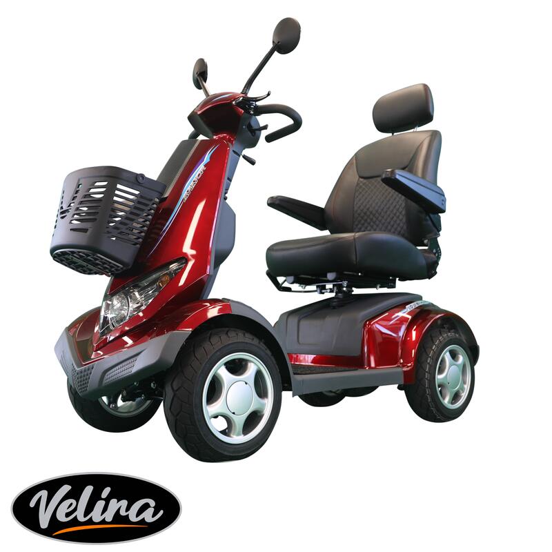 Velira Aviator Mobility Scooter (with 70AH Battery) - Red