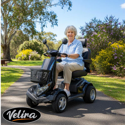 Velira Aviator X Mobility Scooter (with 70Ah Battery) - Black
