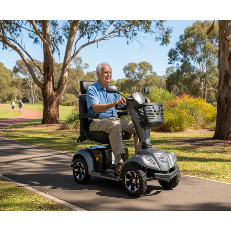 Velira Cruise Mobility Scooter (with 70Ah Battery) - Grey