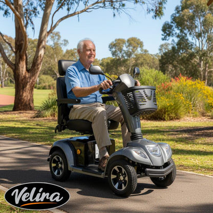 Velira Cruise Mobility Scooter (with 70Ah Battery) - Grey