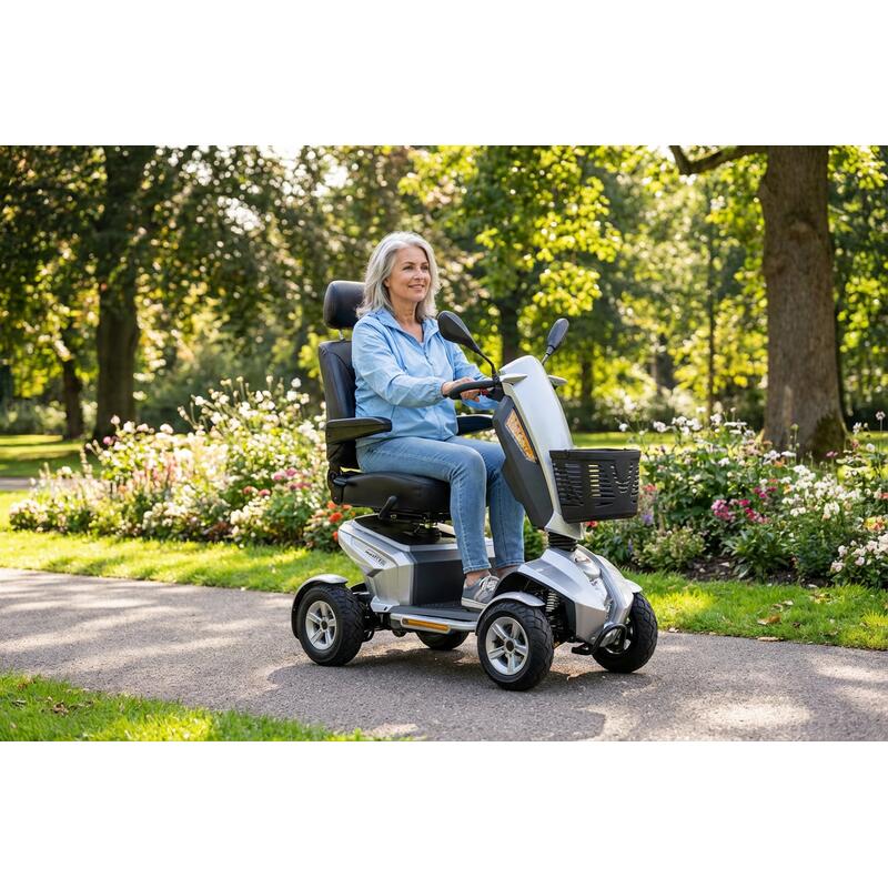 Velira Cutie Mobility Scooter (with 55Ah Battery) - Silver