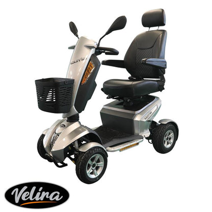 Velira Cutie Mobility Scooter (with 55Ah Battery) - Silver