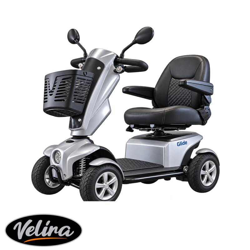 Velira Glide Mobilty Scooter with 33Ah Battery - Silver