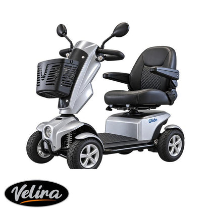 Velira Glide Mobilty Scooter with 33Ah Battery - Silver