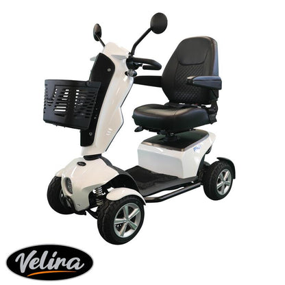 Velira Glide Mobility Scooter (with 33Ah Battery) - White