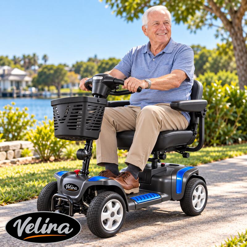 Velira Lite Mobilty Scooter with 20Ah Battery - Blue