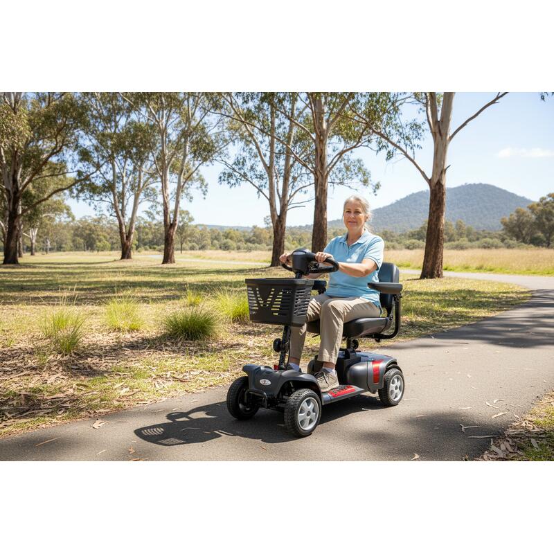 Velira Lite Mobility Scooter (with 20Ah Battery) - Red