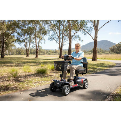 Velira Lite Mobility Scooter (with 20Ah Battery) - Red