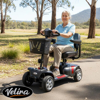 Velira Lite Mobility Scooter (with 20Ah Battery) - Red