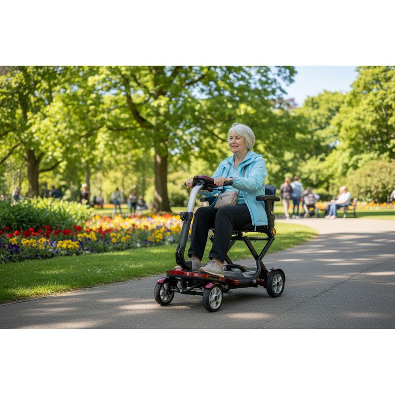 Velira Swift Mobility Scooter (with Battery) - Red