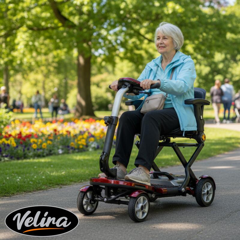 Velira Swift Mobility Scooter (with Battery) - Red