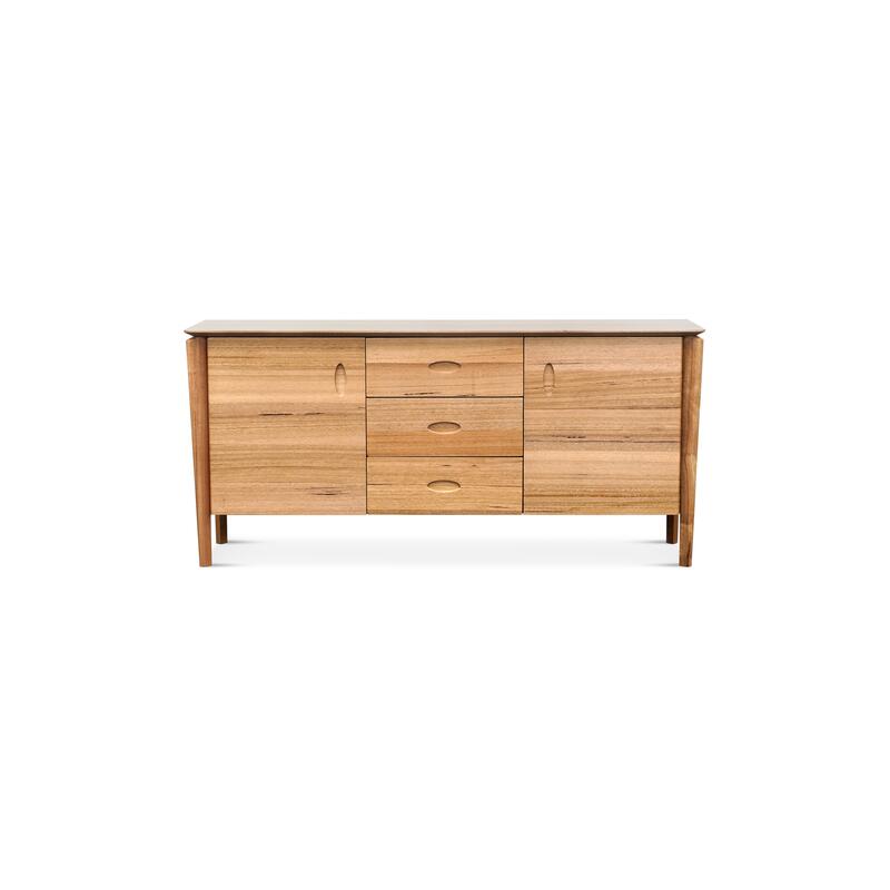 Lusso 160cm Tasmanian Oak Buffet - Clear Lacquer