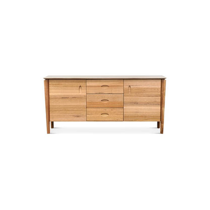 Lusso 160cm Tasmanian Oak Buffet - Clear Lacquer