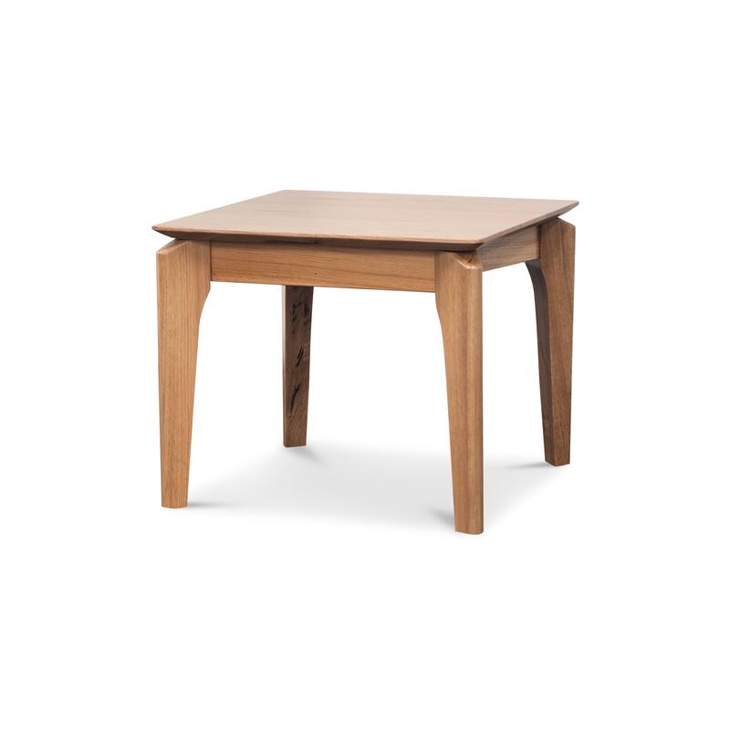 Lusso 55cm Tasmanian Oak Lamp Table - Clear Lacquer