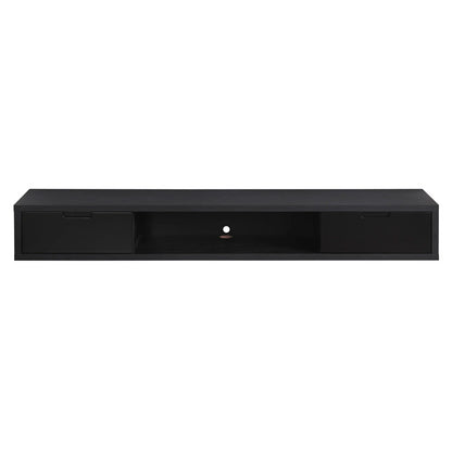 Air 1800mm Wall Mount Entertainment Unit - Black Oak