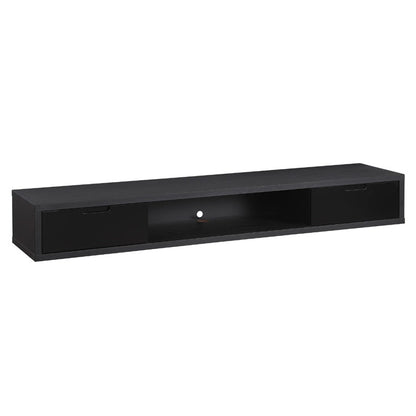 Air 1800mm Wall Mount Entertainment Unit - Black Oak