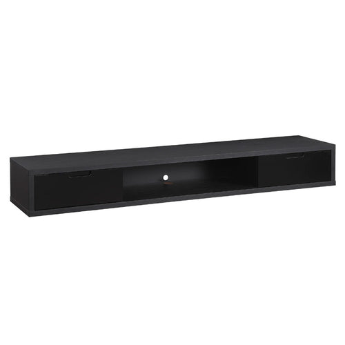 Air 1800mm Wall Mount Entertainment Unit - Black Oak
