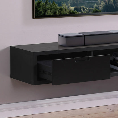 Air 1800mm Wall Mount Entertainment Unit - Black Oak