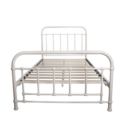 Akira Single Bed - White