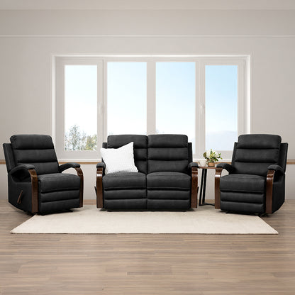 Alamo Fabric Recliner - Jet