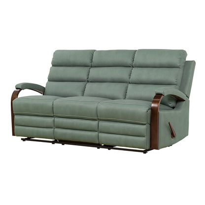 Alamo 3 Seater Fabric Recliner - Avocado