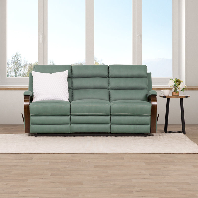 Alamo 3 Seater Fabric Recliner - Avocado