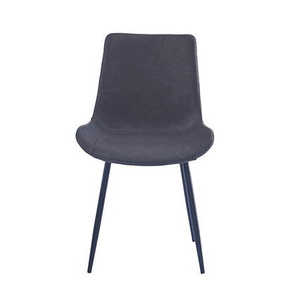Apollo Dining Chair - Dark Grey/Black