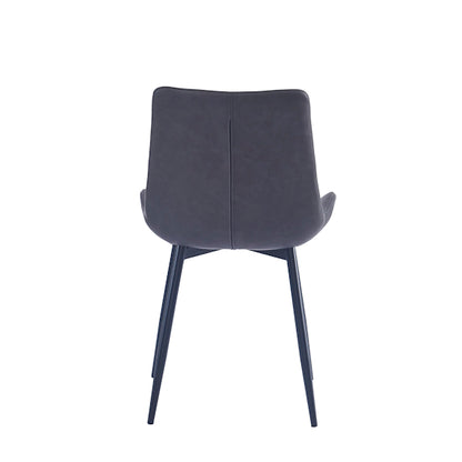 Apollo Dining Chair - Dark Grey/Black