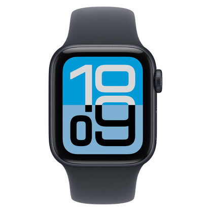 Apple Watch SE 3 (2025) - 40mm, GPS, Bluetooth, Small-Medium Band - Midnight Aluminium Case with Midnight Sport Band