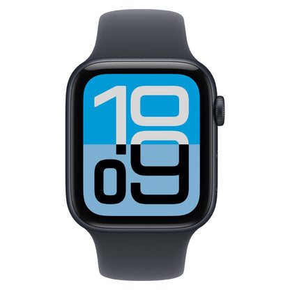 Apple Watch SE 3 (2025) - 44mm, GPS, Bluetooth, Medium-Large Band - Midnight Aluminium Case with Midnight Sport Band