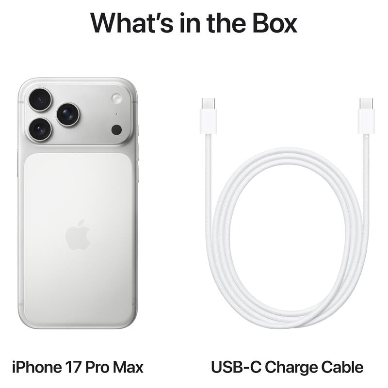 Apple iPhone 17 Pro Max Smartphone - Unlocked 5G 256GB - Silver