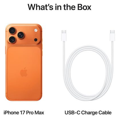 Apple iPhone 17 Pro Max Smartphone - Unlocked 5G 256GB - Cosmic Orange