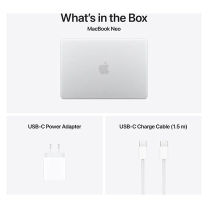 Apple MacBook Neo 13" Laptop - A18 Pro Chip, 8GB/256GB - Silver