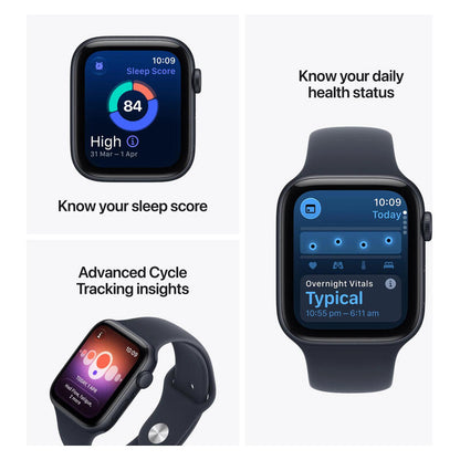 Apple Watch SE 3 GPS 40mm Starlight Aluminium Case with Sand Sport Band - S/M