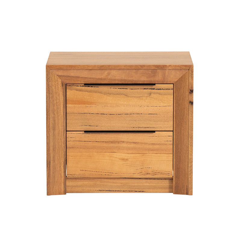 Arbor 2 Drawer Bedside Table - Marri/Natural
