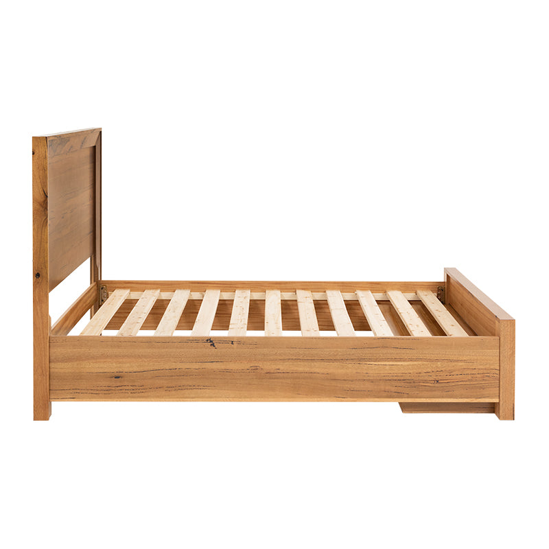 Arbor Queen Timber Storage Bed - Marri/Natural