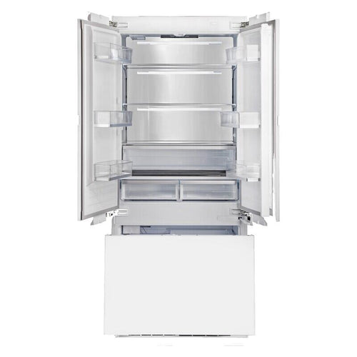 Artusi 546L French Door Fridge Freezer with Ice & Water Dispenser - Panel Ready